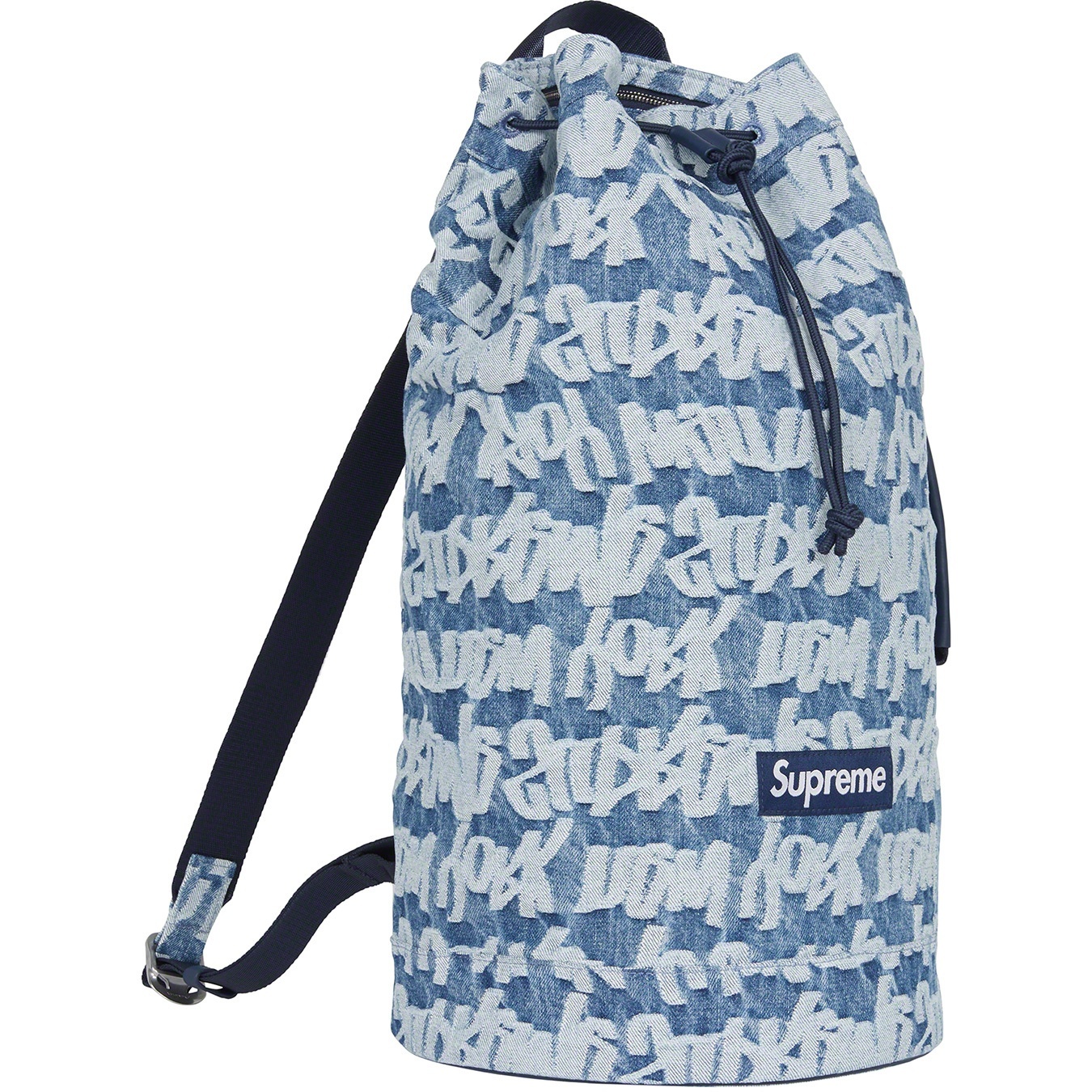 Fat Tip Jacquard Denim Backpack view 12